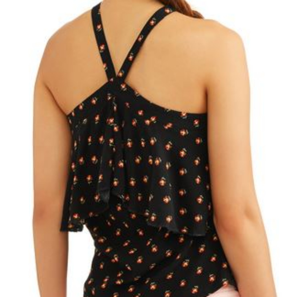 Cold Shoulder Halter Top